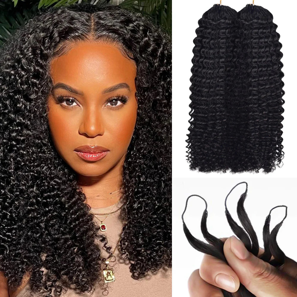Kinky Curly Crochet Hair Extensions