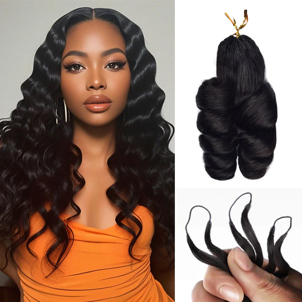 Loose Wave Crochet Human Hair