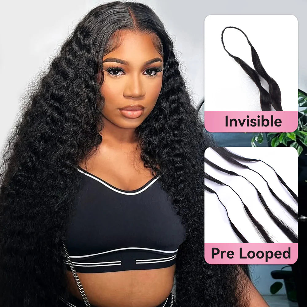 Deep Wave Crochet Human Hair Extensions