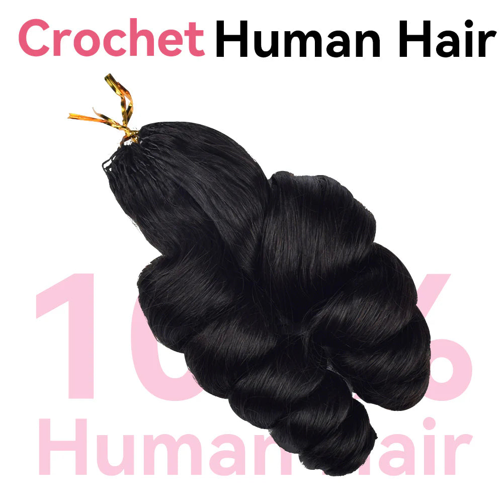 Loose Wave Crochet Human Hair