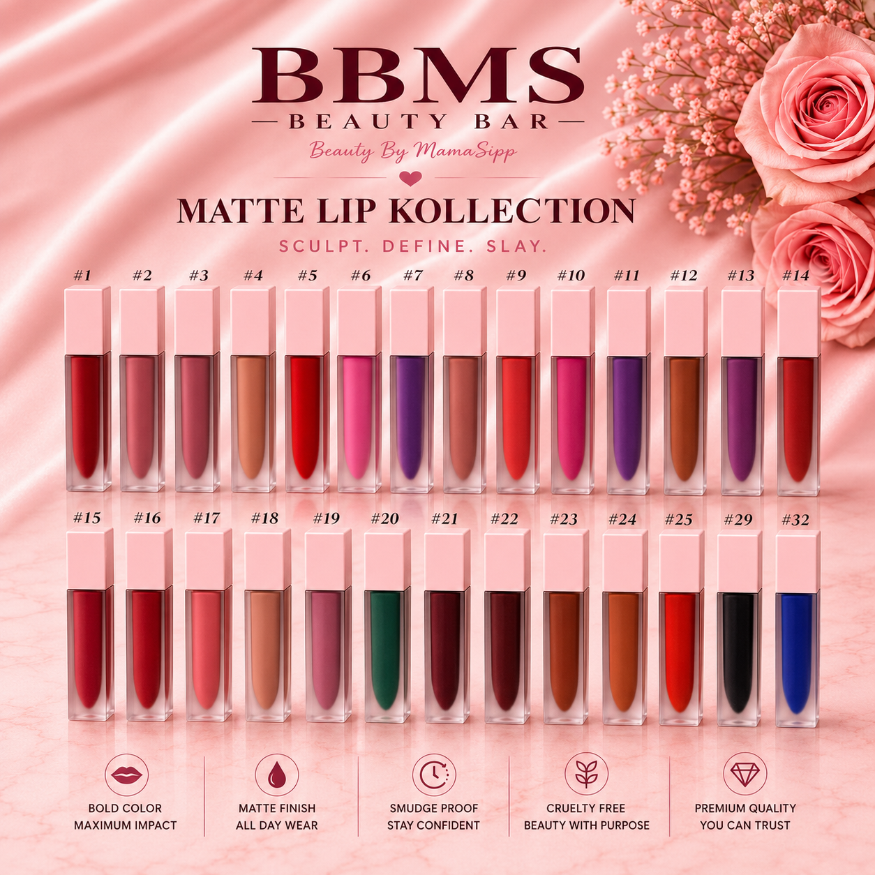 BBMS Matte Liquid Lipstick