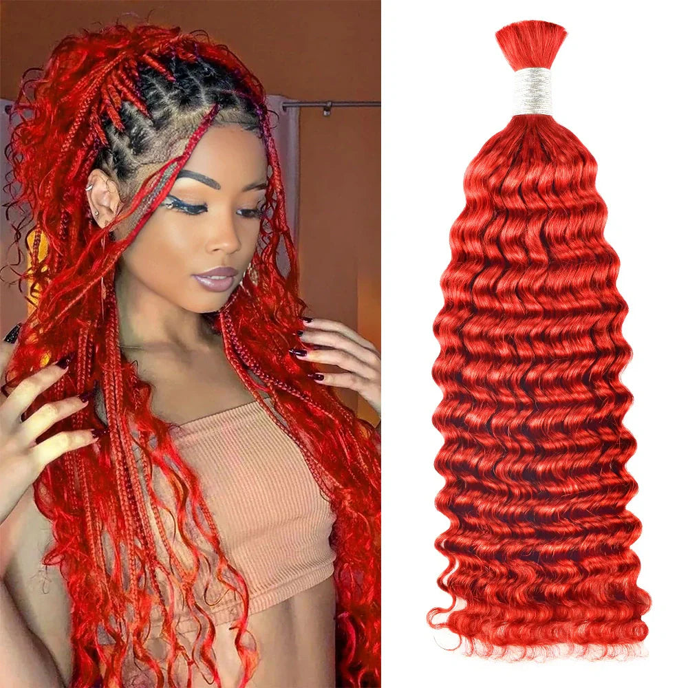 Red Boho Deep Wave