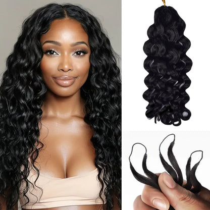 Italian Curly Crochet Human Hair