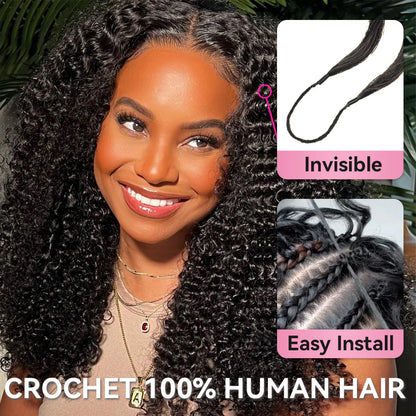 Kinky Curly Crochet Hair Extensions