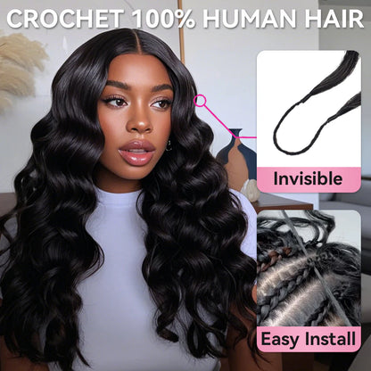 Loose Wave Crochet Human Hair