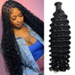 #1 Jet Black Deep Wave Boho Hair