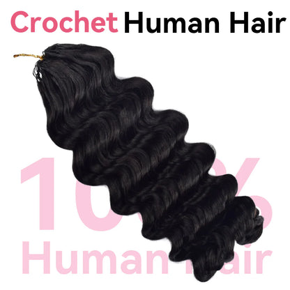 Loose Deep Wave Crochet Human Hair