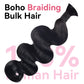 #1B Natural Black Boho Braids Body Wave