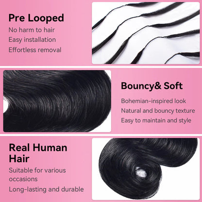 Body Wave Crochet Human Hair