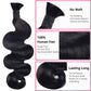 #1B Natural Black Boho Braids Body Wave