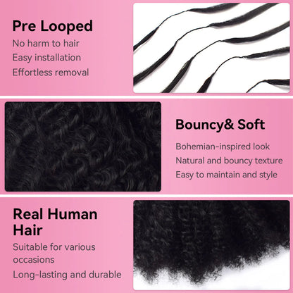 Kinky Curly Crochet Hair Extensions