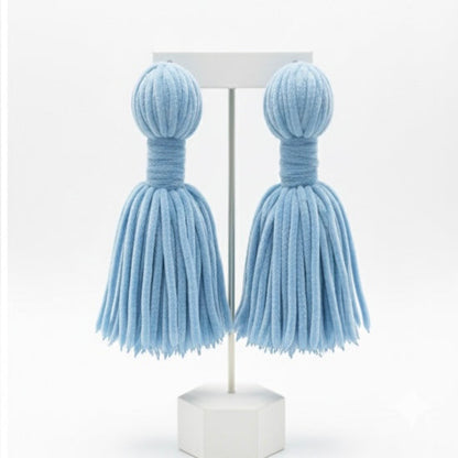 Velvet Tassel Earrings