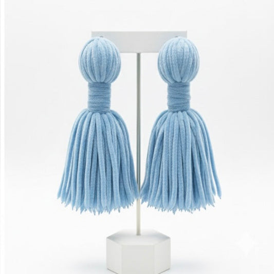 Velvet Tassel Earrings