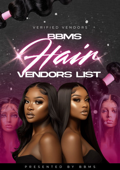 BBMS HAIR VENDORS LIST