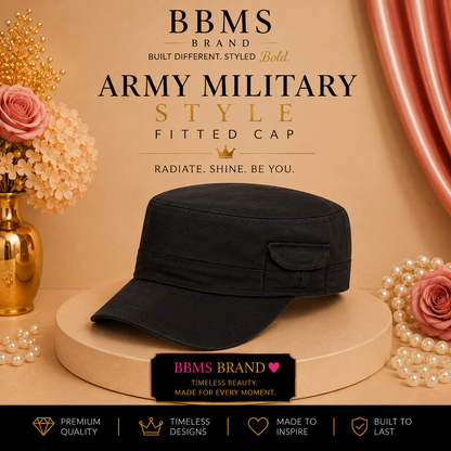 Army Military Style Fitted Cap