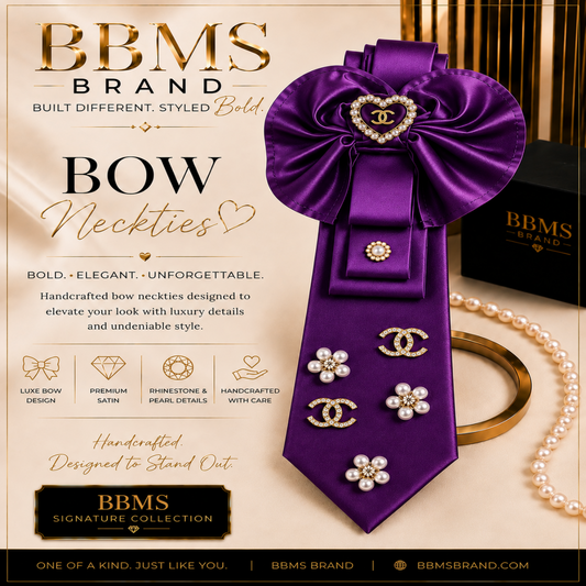 BBMS Luxe Bow Statement Necktie