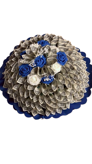 100 Dollar Money Bouquet for Birthdays, Holiday Presents, Graduation, Baby Shower, All Occasions