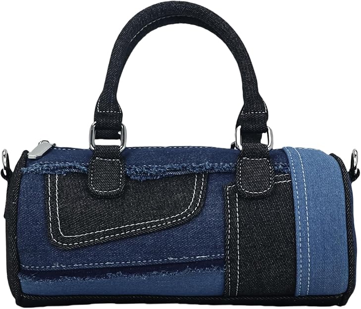 Patchwork Denim Purse
