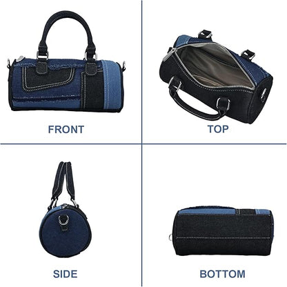 Patchwork Denim Purse