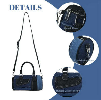 Patchwork Denim Purse