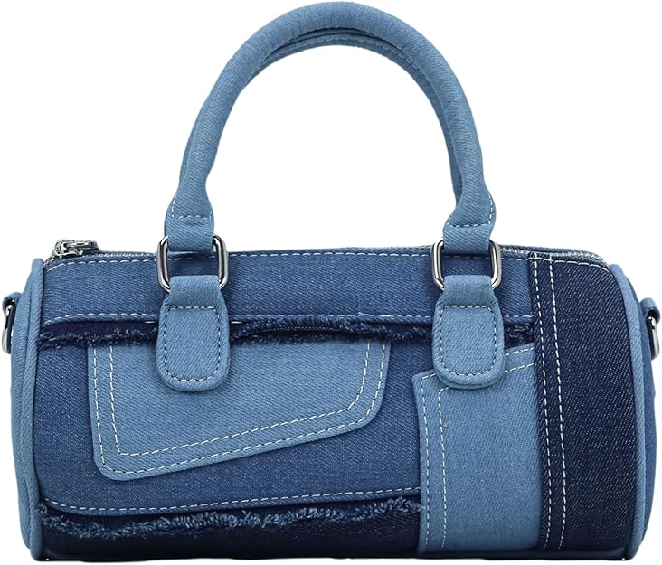 Patchwork Denim Purse