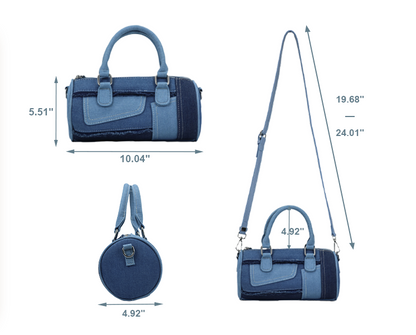 Patchwork Denim Purse