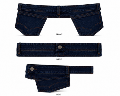 Denim Belt (Waist Wrap Statement Piece)