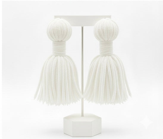 Velvet Tassel Earrings