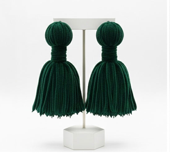 Velvet Tassel Earrings