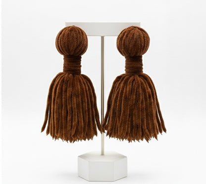 Velvet Tassel Earrings