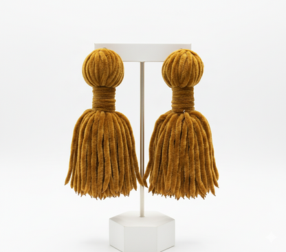Velvet Tassel Earrings
