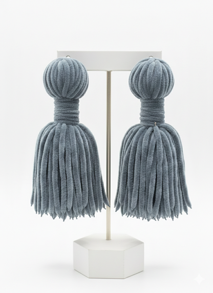 Velvet Tassel Earrings