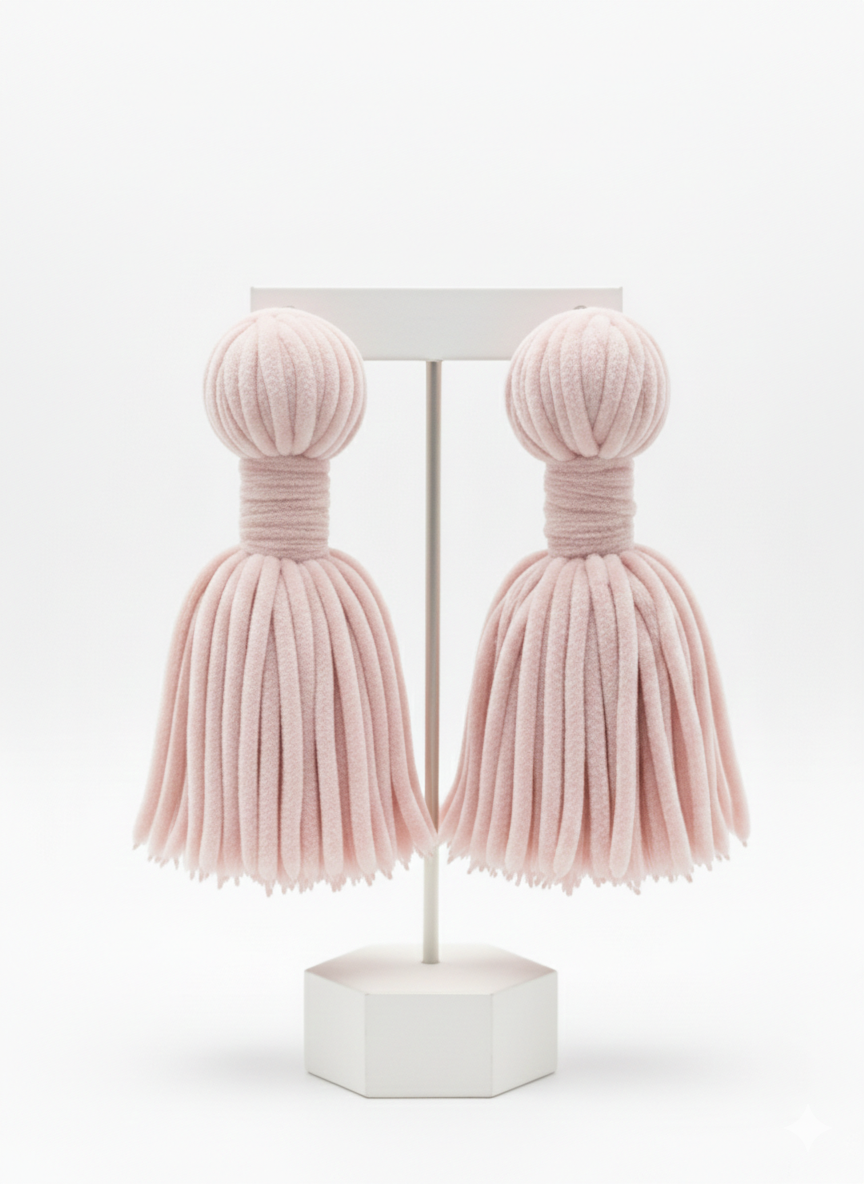 Velvet Tassel Earrings