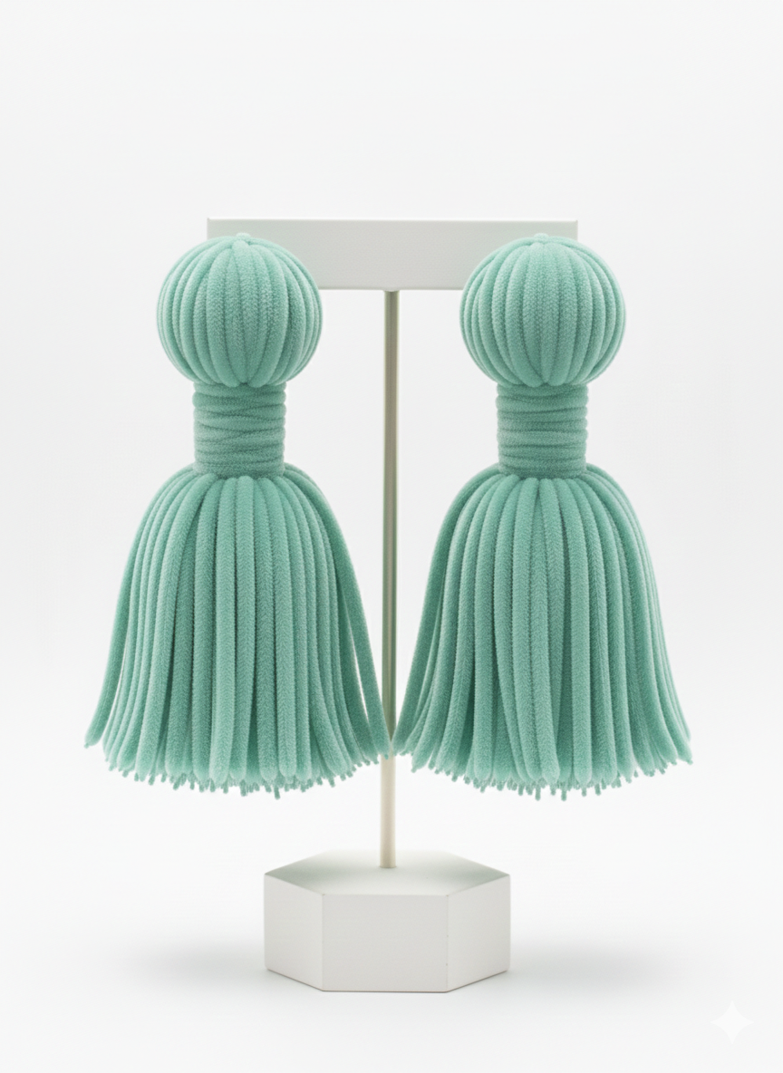 Velvet Tassel Earrings