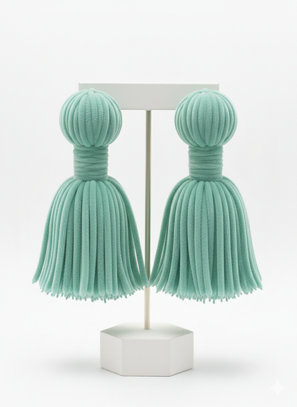 Velvet Tassel Earrings