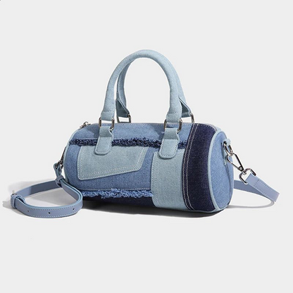 Patchwork Denim Purse