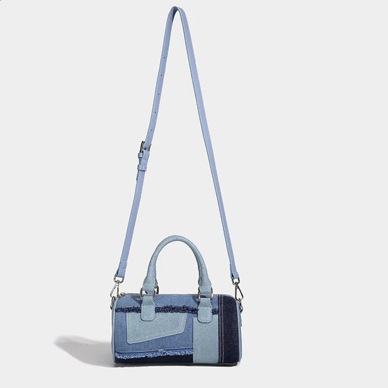 Patchwork Denim Purse