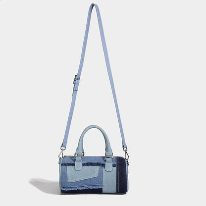 Patchwork Denim Purse