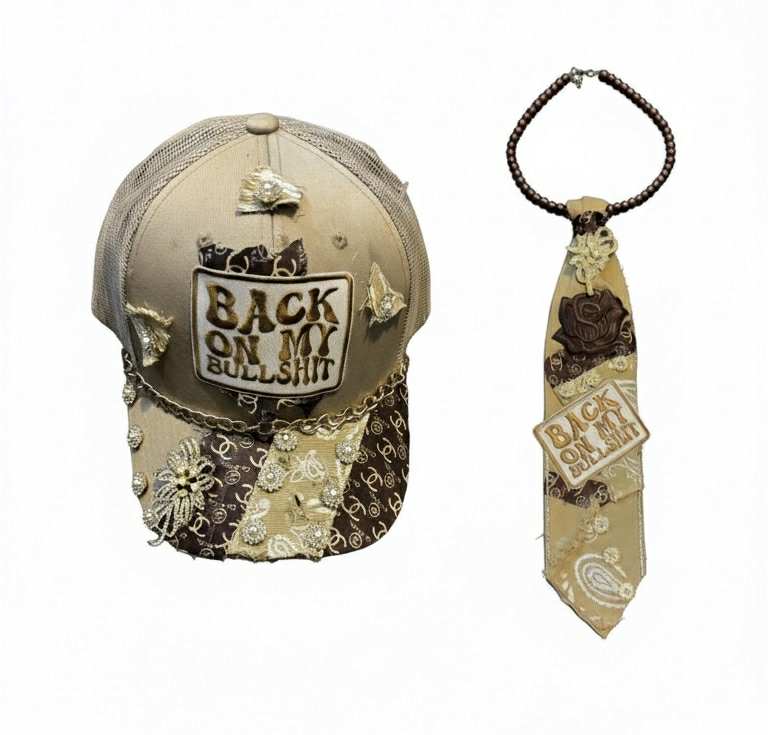 Handcrafted Custom Neck Tie & Hat Set