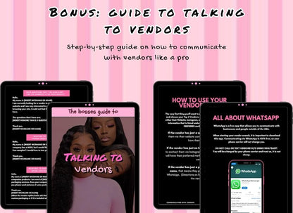 U.S.A Vendor List | Nail Vendor Ebook| Bonus Vendor Communication Guide |